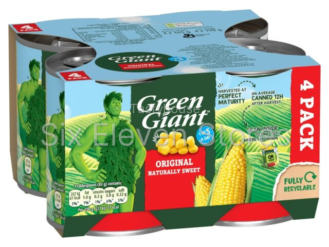 Green Giant Original Sweet Corn 4X198g