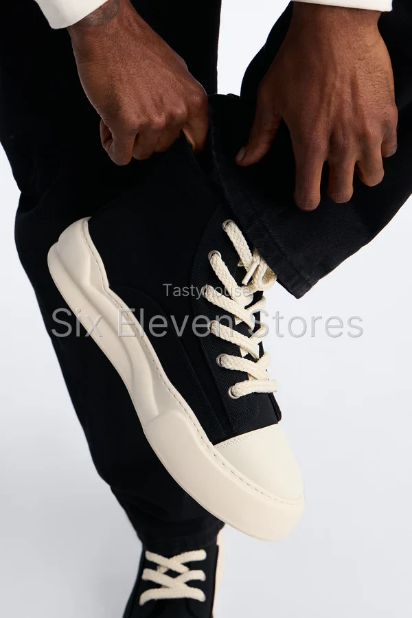 City Stride Canvas Chunky Hight Top Sneaker