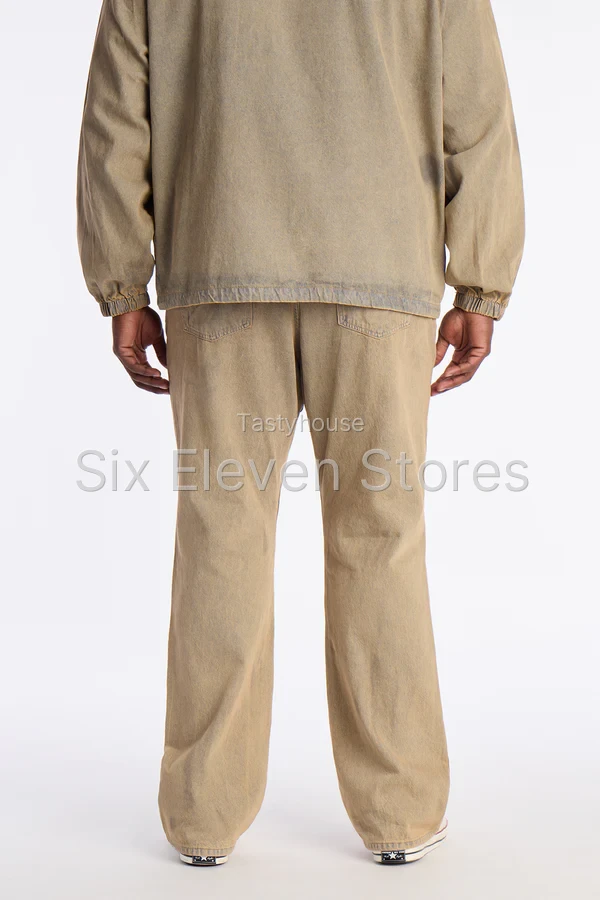 Stacked Slim Flare Dune Jean