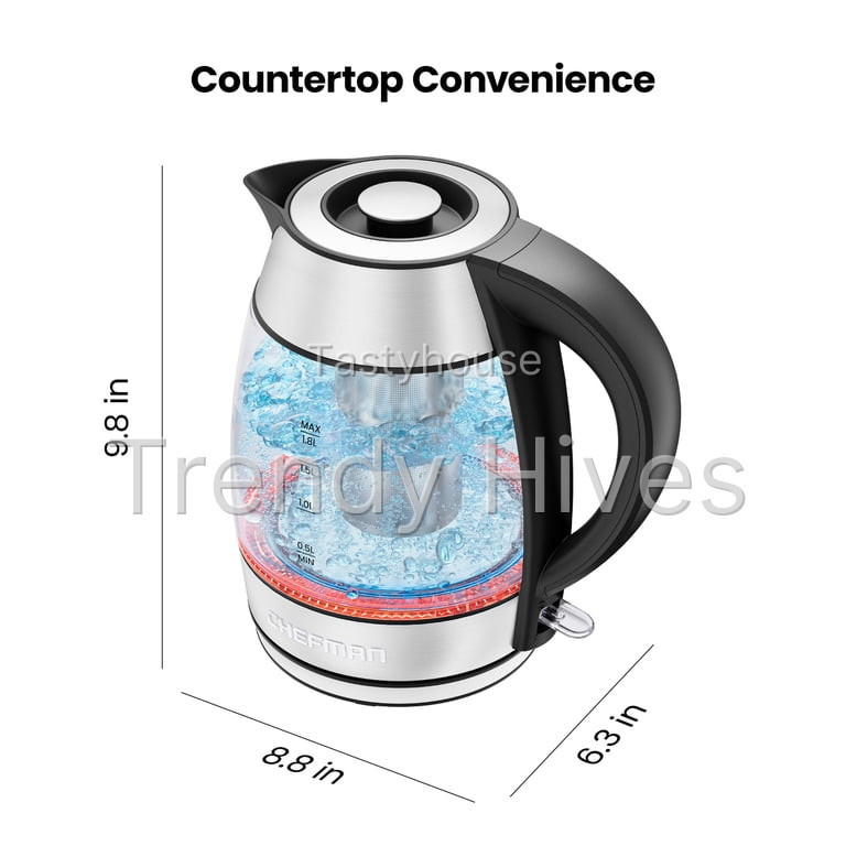 Chefman Rapid-Boil 1.8L Electric Tea Kettle