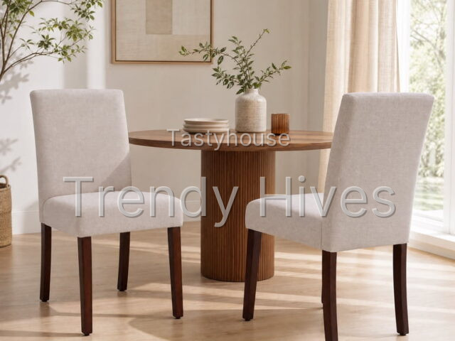 Upholstered Fabric Dining Chairs