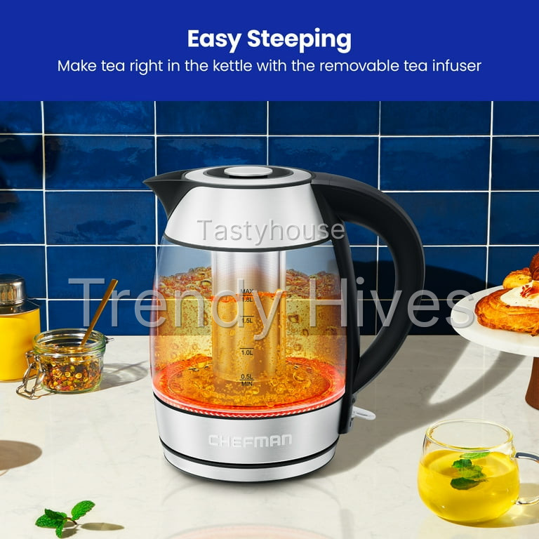Chefman Rapid-Boil 1.8L Electric Tea Kettle