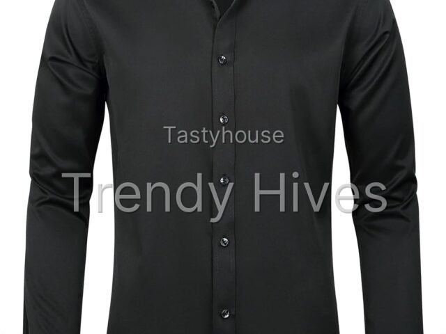 Classic Collar Button Cuff Poplin Shirt