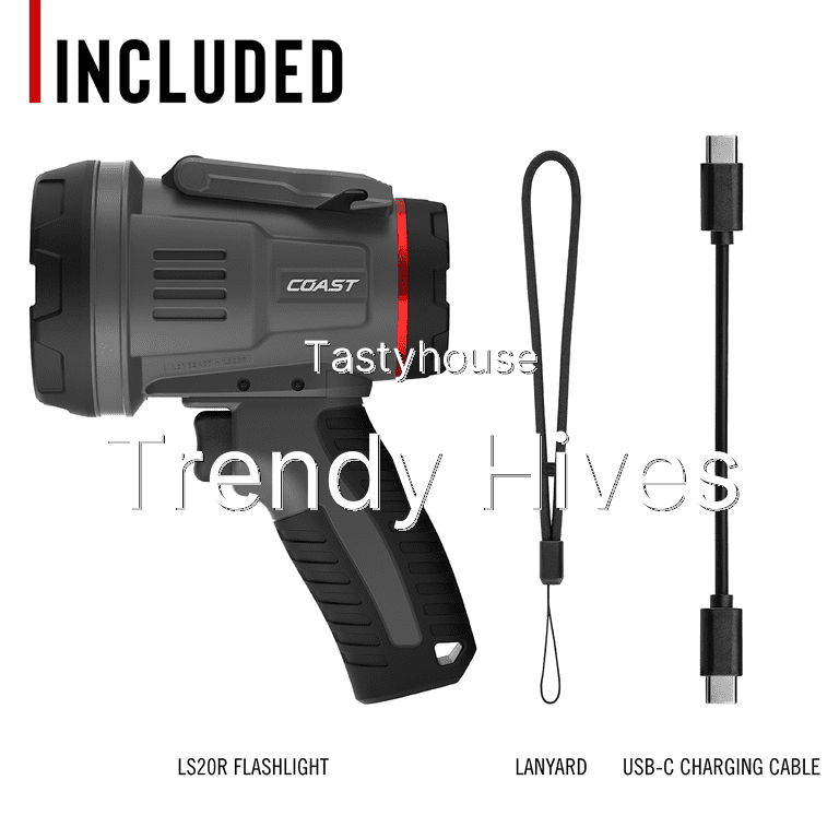 Coast LS20R 2500 Lumen Rechargeable LED Spotlight