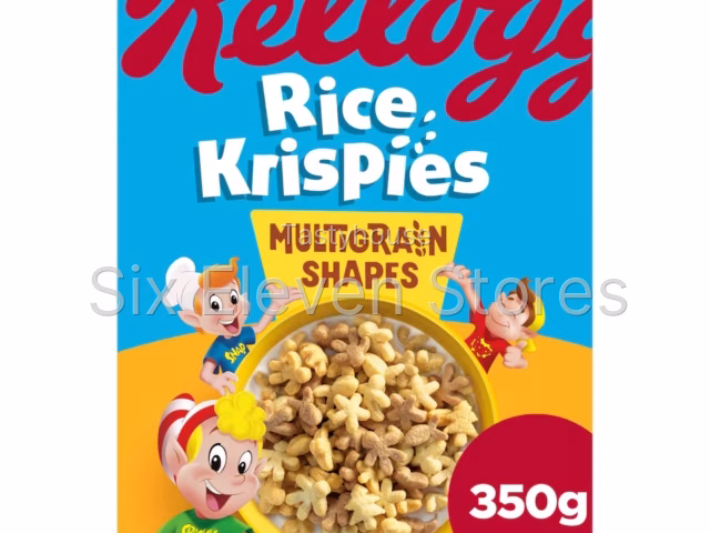 Kellogg’s Rice Krispies Multigrain Shapes Breakfast Cereal 350g