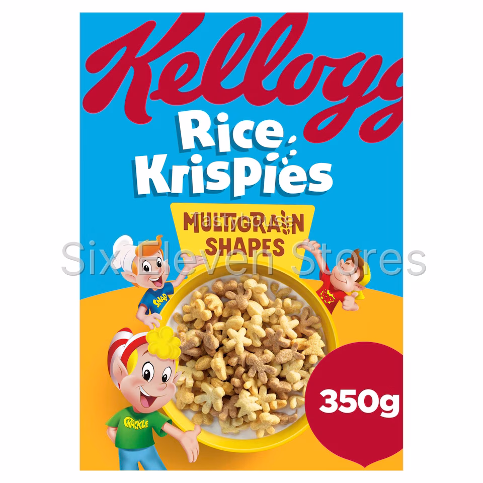 Kellogg’s Rice Krispies Multigrain Shapes Breakfast Cereal 350g
