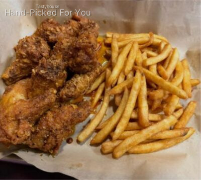Asian Wings with Chips