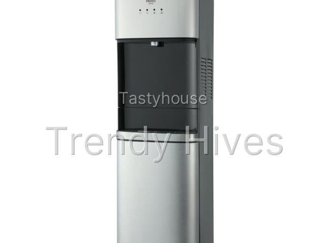 Primo Deluxe Bottom Load Black and Stainless Water Dispenser