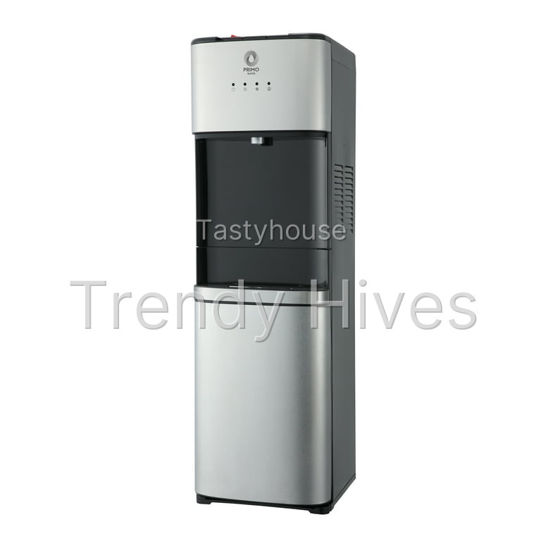 Primo Deluxe Bottom Load Black and Stainless Water Dispenser