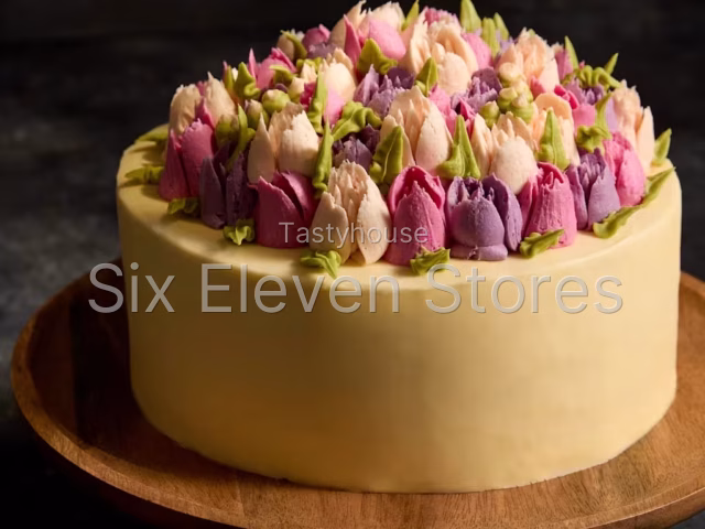 Flower Festival Tulip Cake