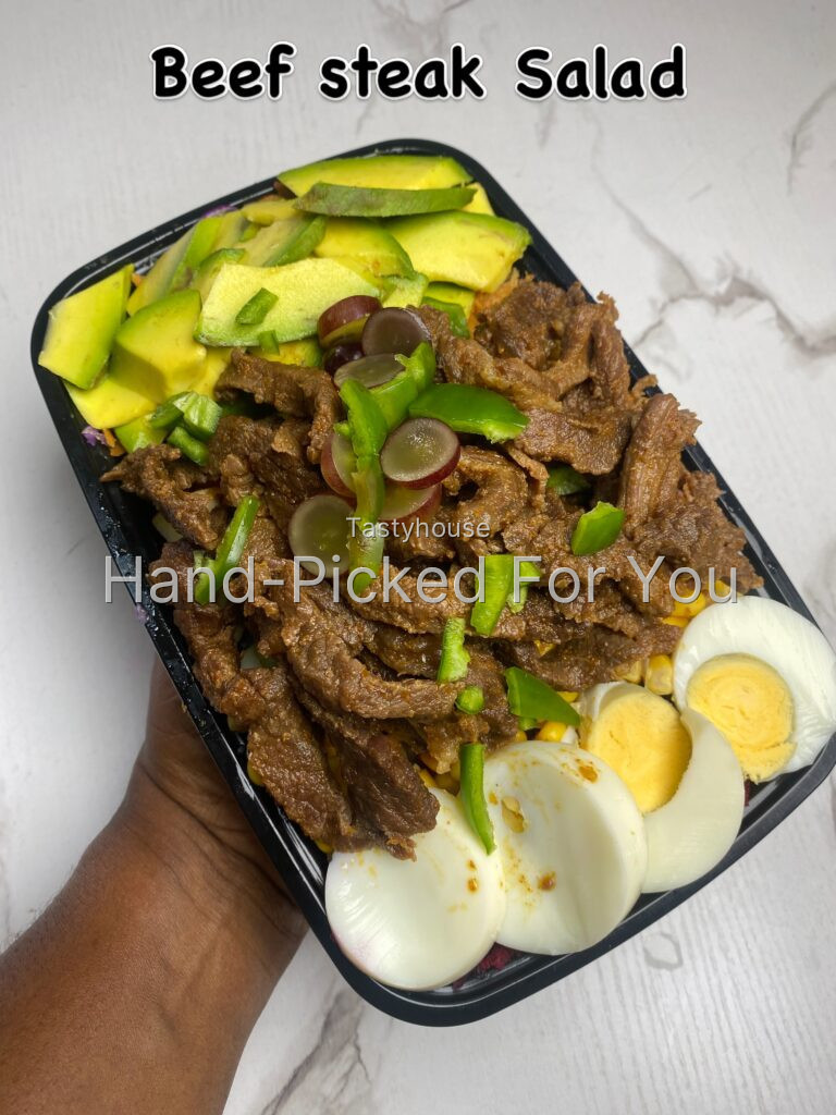 Beef steak salad
