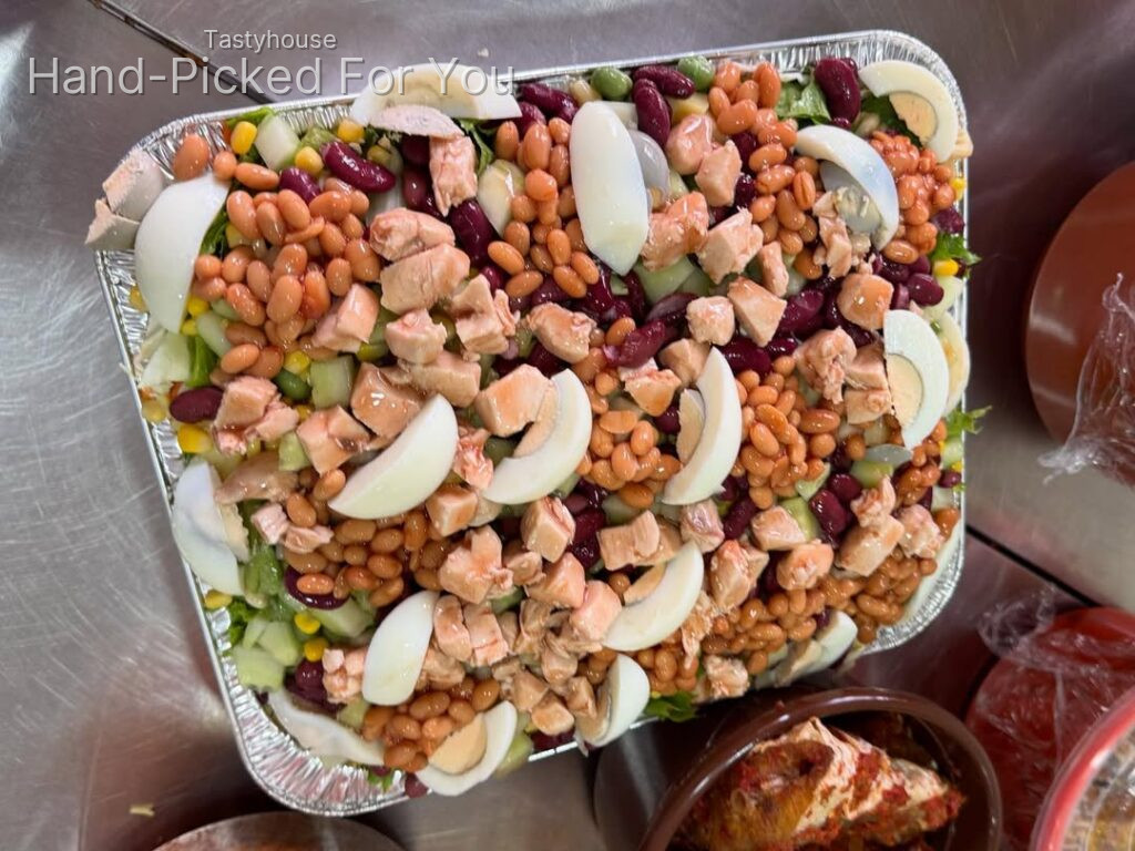 Delicious meal spread