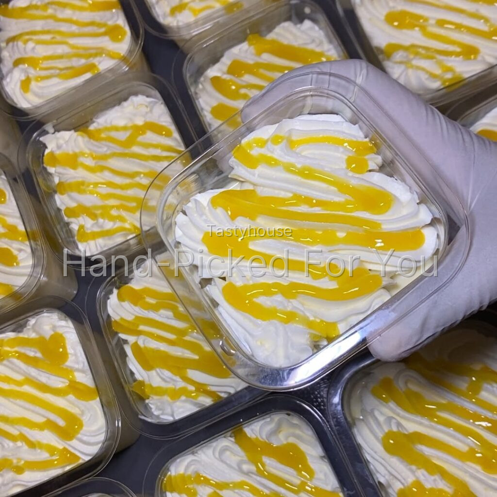 Mango tres leche (milk cake)