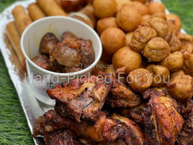 Grilled chicken x small chops