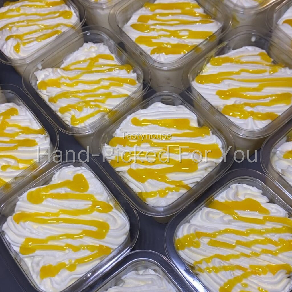 Mango tres leche (milk cake)