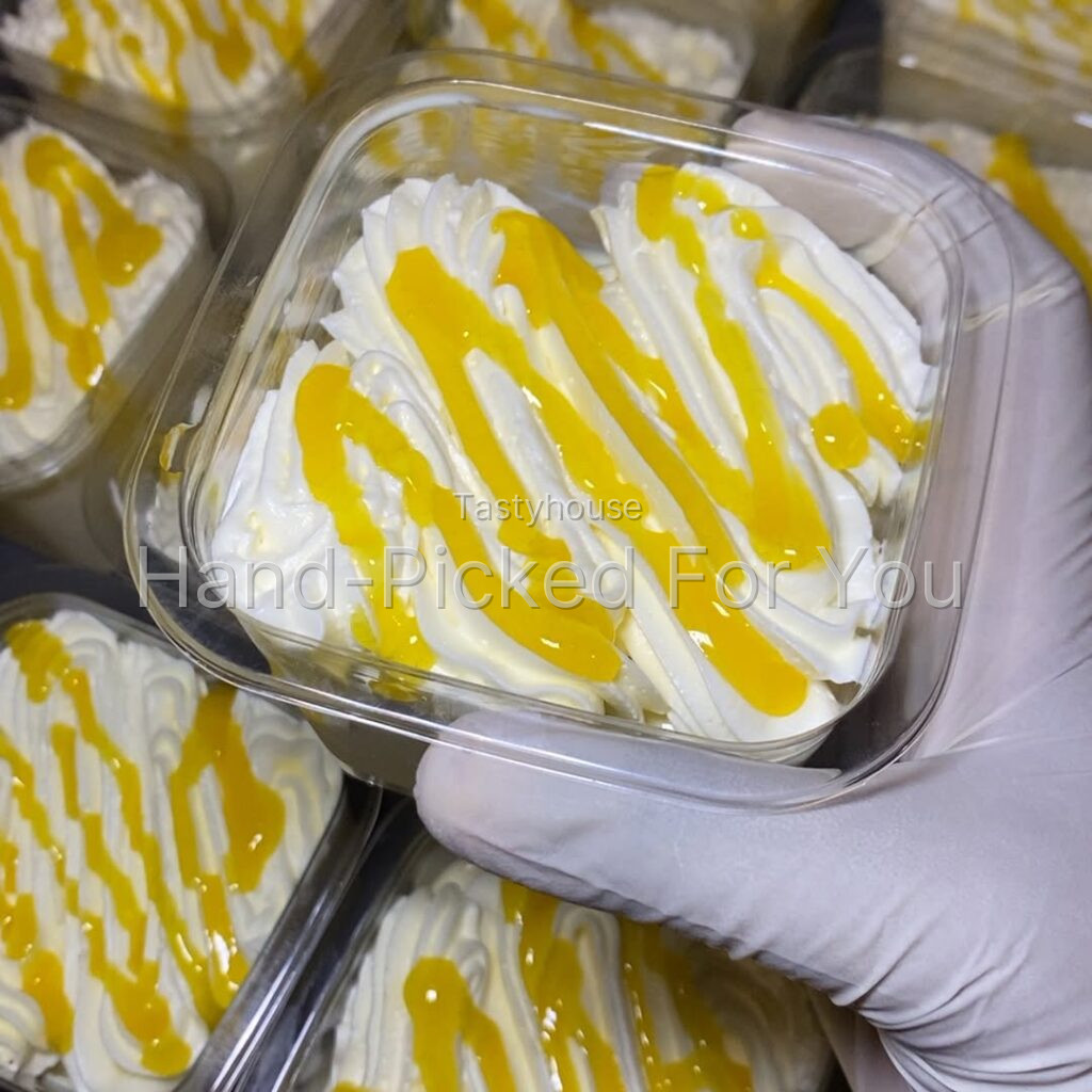 Mango tres leche (milk cake)
