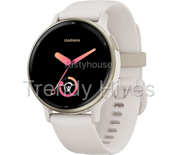 GARMIN vivoactive 5 Smart Watch – Cream Gold & Ivory
