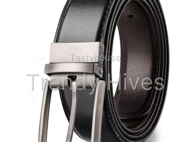 Maikun Mens Reversible Leather Belt
