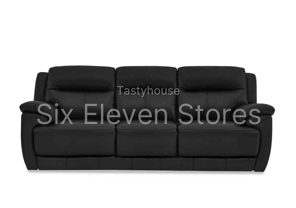 World of Leather Touch 3 Seater Leather Sofa