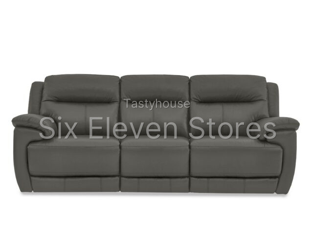 World of Leather Touch 3 Seater Leather Sofa