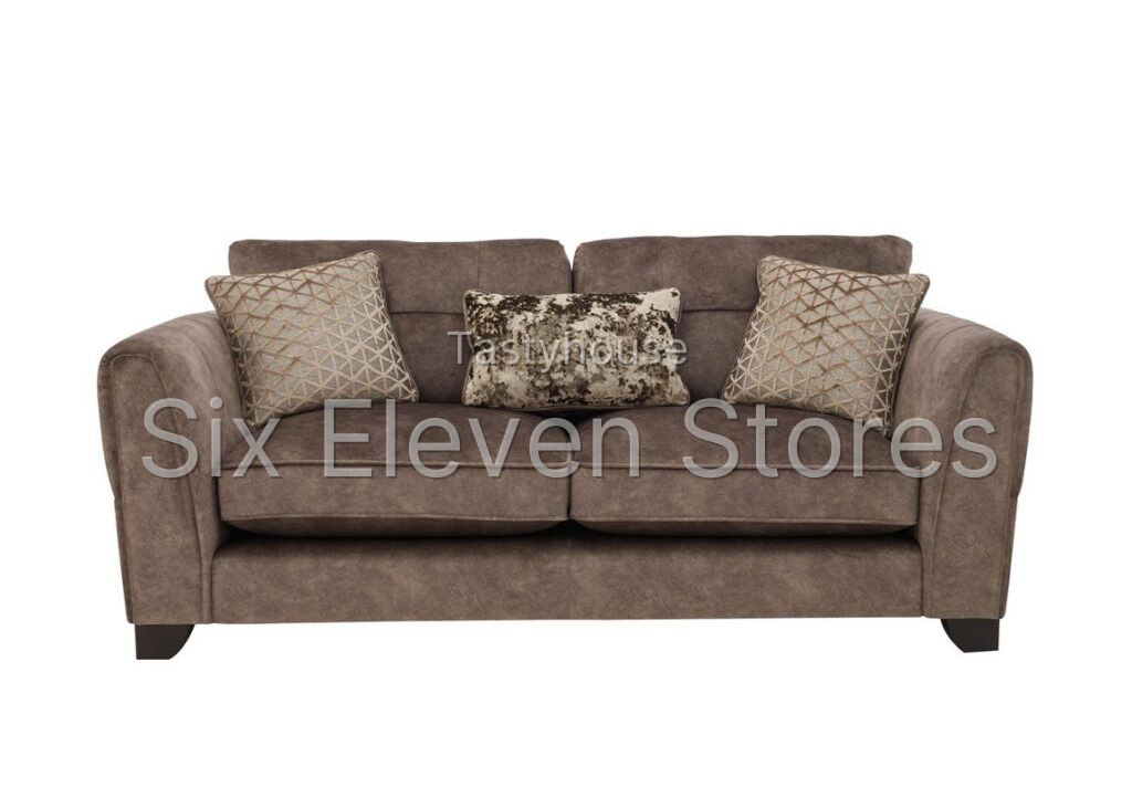 Mariah 3 Seater Fabric Classic Back Sofa