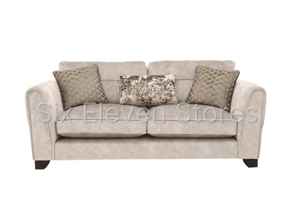 Mariah 3 Seater Fabric Classic Back Sofa