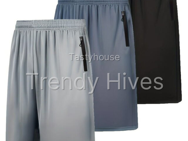 3 Pack Men’s Athletic Gym Shorts