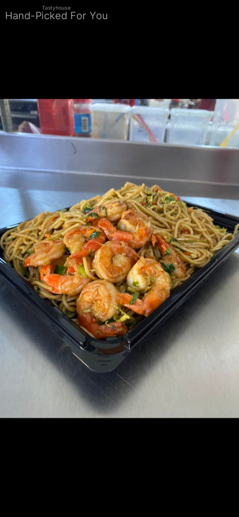 A pack of spicy Prawn spaghetti