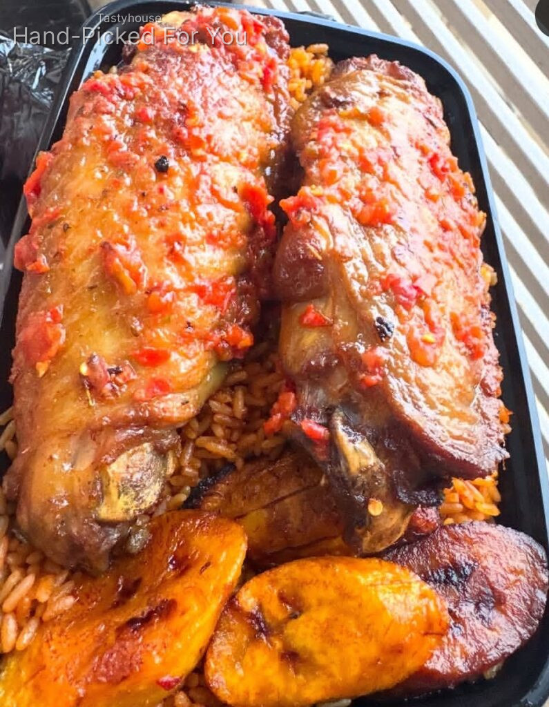 Smokey Jollof Rice & Sweet Plantain x Turkey Combo