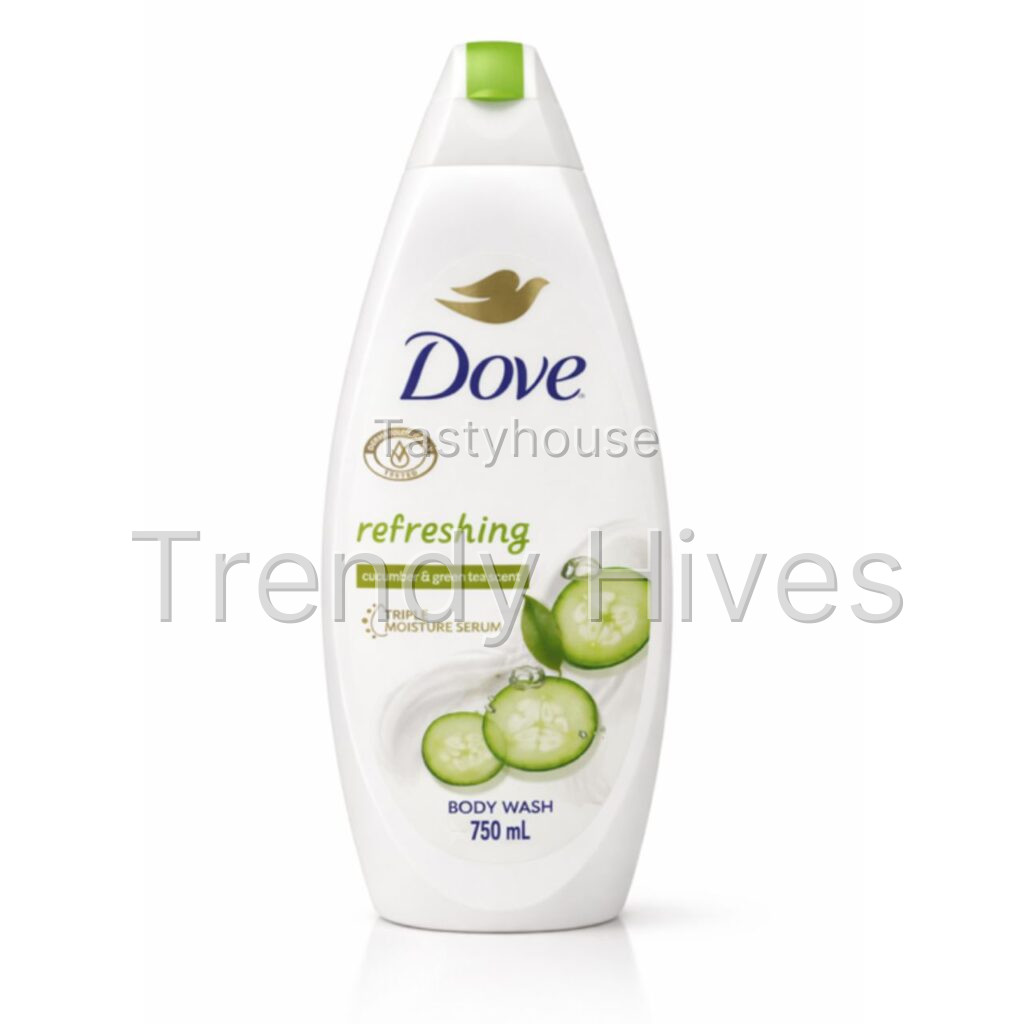 Dove Refreshing Body Wash With Cucumber And Green Tea scent