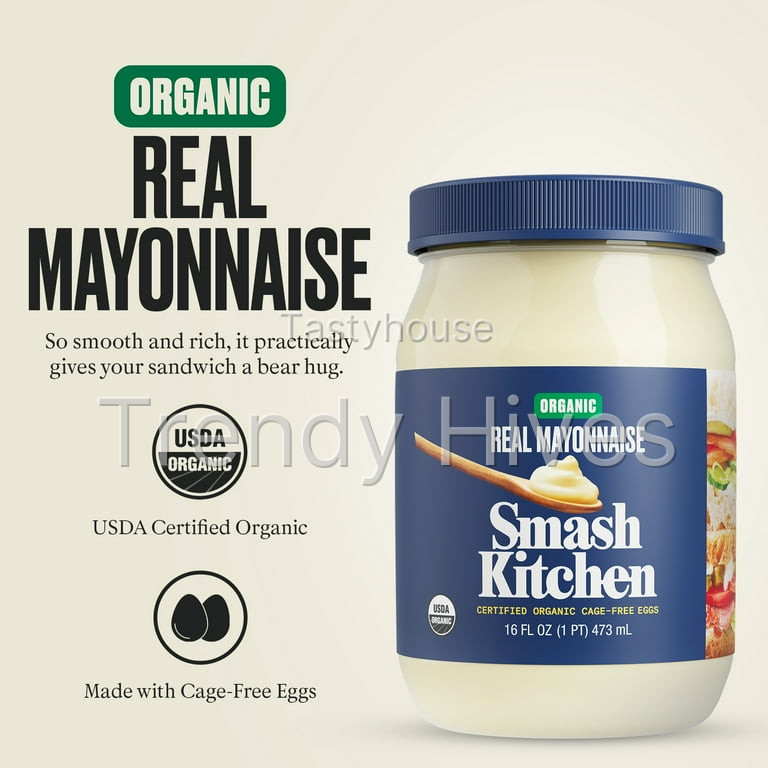 Smash Kitchen Organic Real Mayonnaise