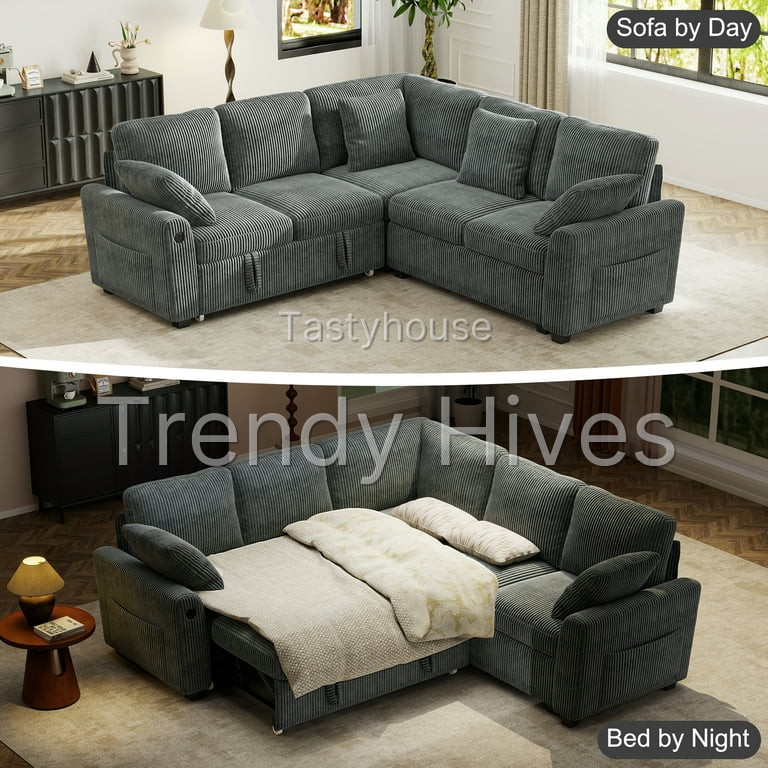 83″ Sectional sofa
