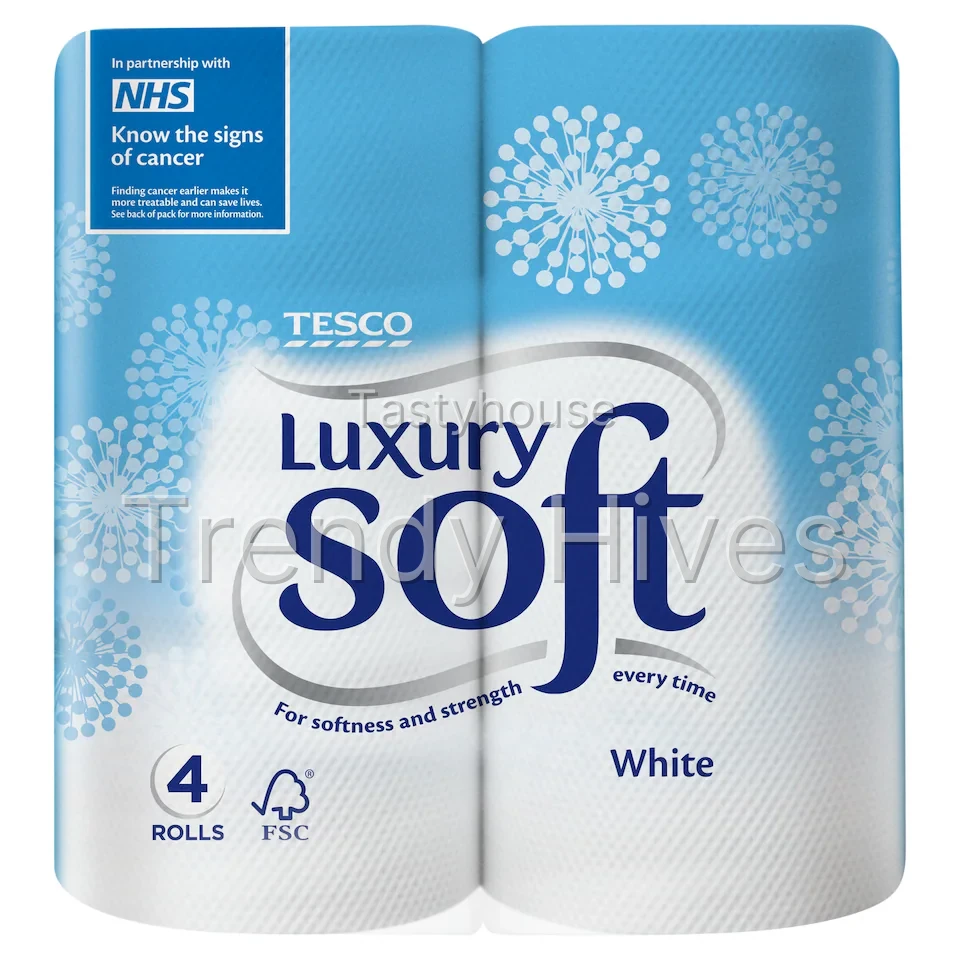 Tesco Luxury Soft White Toilet Tissue