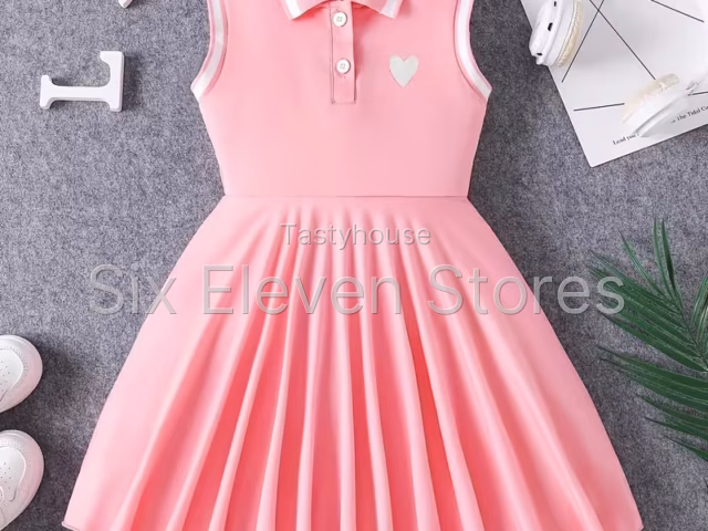 Girls Summer Sleeveless Dress