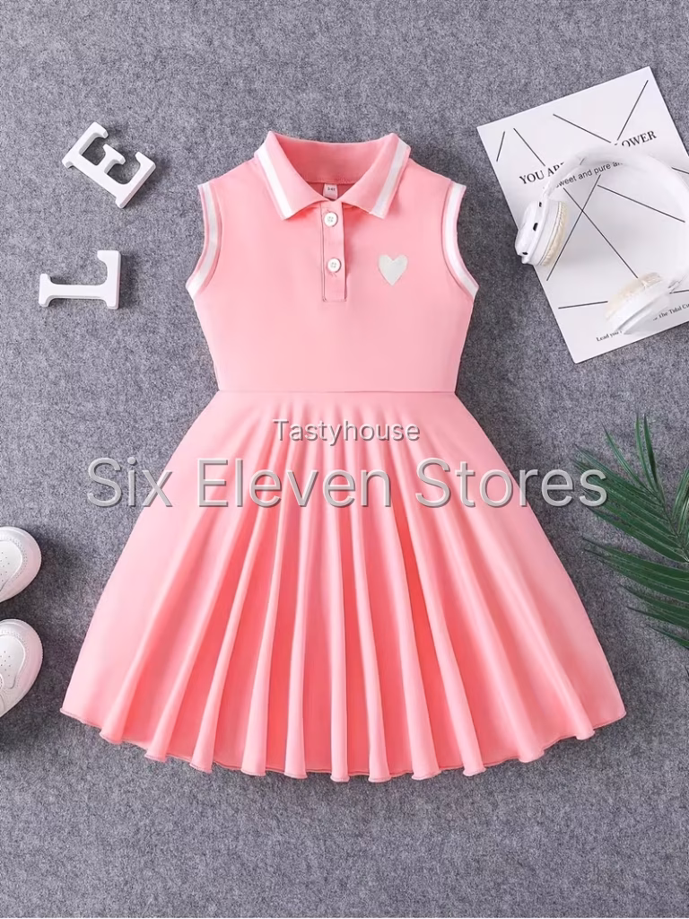 Girls Summer Sleeveless Dress
