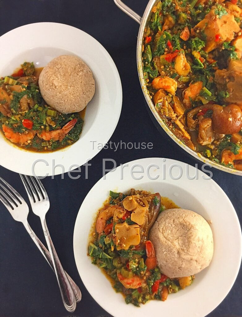 Seafood Okra x Fufu