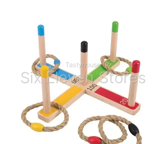Wooden Quoits Game