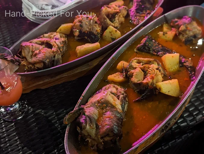Catfish Pepper Soup with Crab & Yam