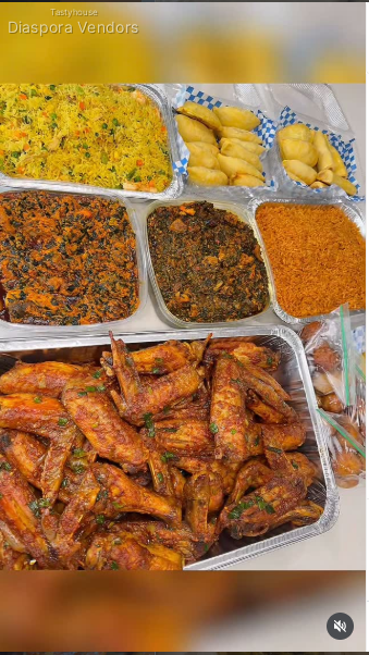 Nigerian Party Catering Trays