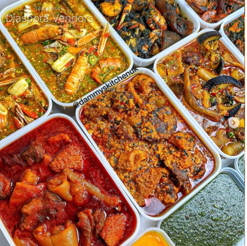 Nigerian Food Trays