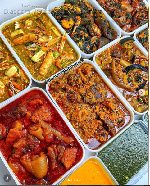 Nigerian Food Trays