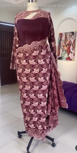 Aso Ebi Lace Dress