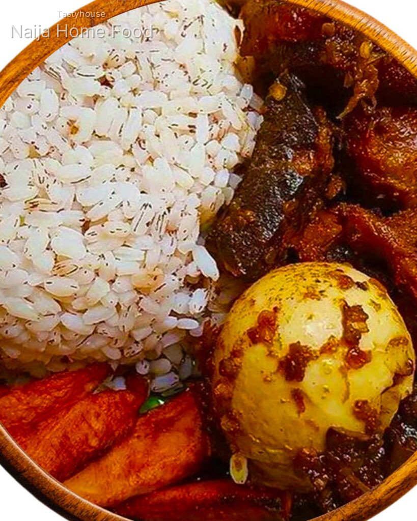 🥘 Fresh Red Ofada Sauce with Ofada Rice