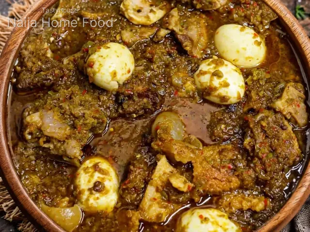 🍖 Fresh Green Ofada Sauce in Lagos & Abuja
