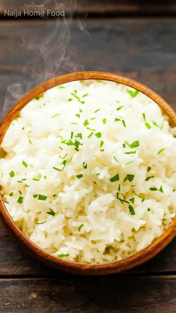 🍚 Freshly Boiled White Rice in Lagos & Abuja