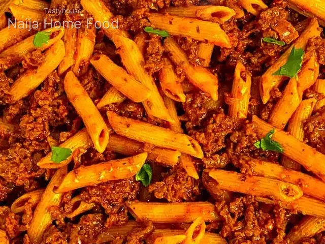 🍖 Fresh Shredded Beef Pasta in Lagos & Abuja