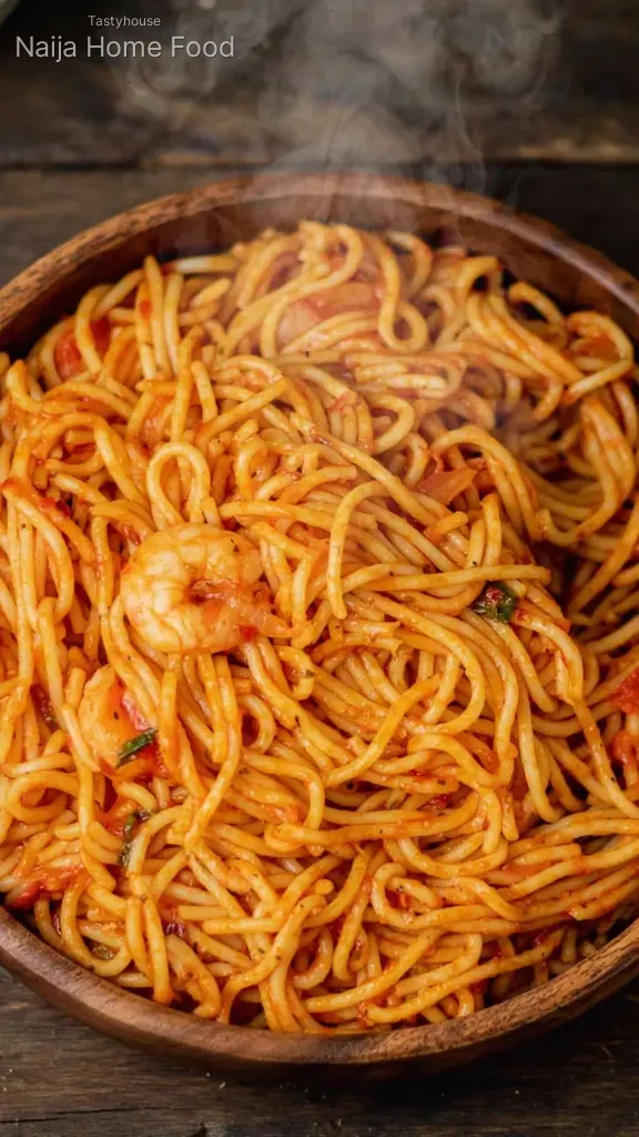 🍝 Fresh Jollof Spaghetti in Lagos & Abuja
