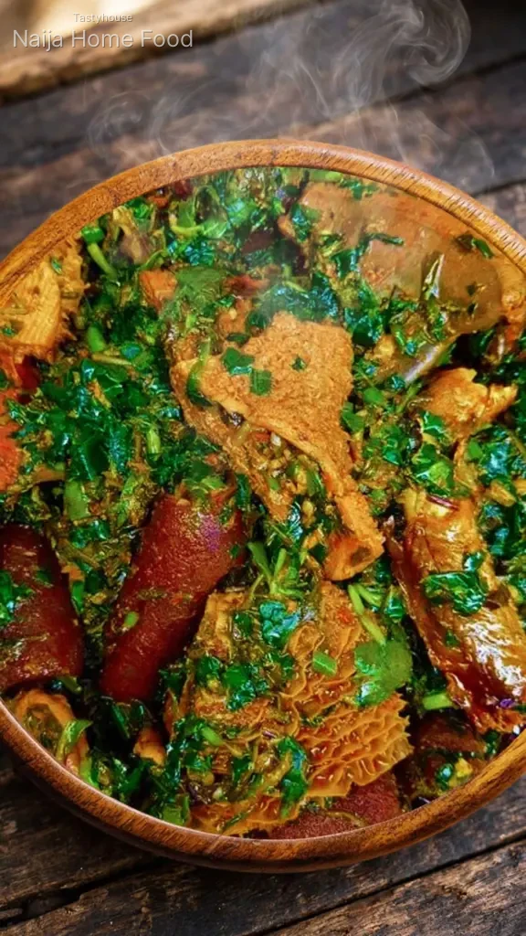 🍲 Fresh Native Afang Soup in Lagos & Abuja