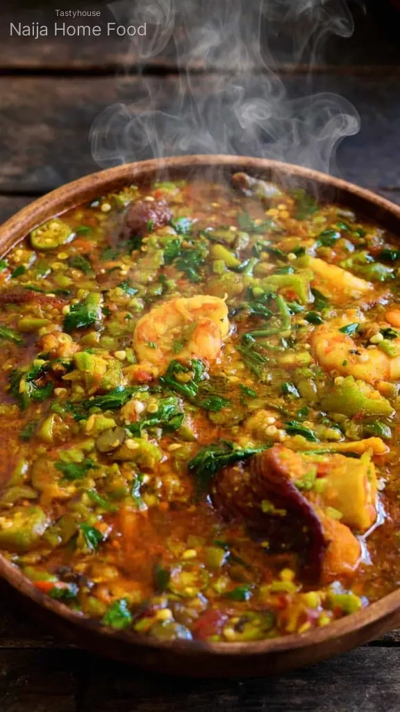 🍲 Fresh Vegetable Okro Soup in Lagos & Abuja