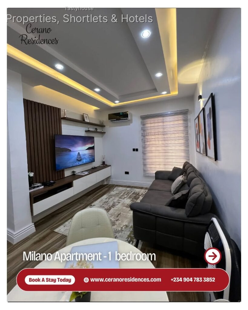 1 – Bedroom Apartment
